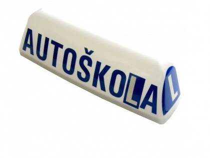 Diametral náhradní klobouk Autoškola (transparent)