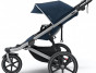 Thule Urban Glide 2 Alu / Majolica Blue  + pláštěnka + madlo + ochranná síť + držák na pití