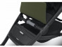 Akční set kočárku Thule Urban Glide 2 Black / Cypress Green 2021 + pláštěnka + ochranná síť + madlo + korbička + pláštěnka na korbičku