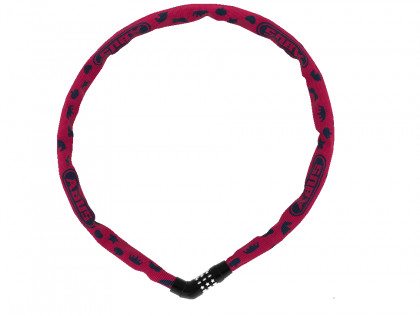 Náhled produktu - Lankový zámek ABUS 4804C/75 pink SYMBOLS Steel-O-Chain