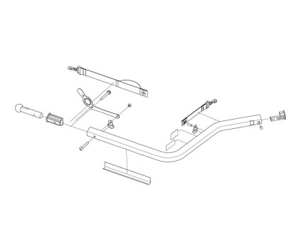 Náhled produktu - Hitch Arm Assembly - Thule Chariot Sport/Cross/Lite/Cab (2017-X)