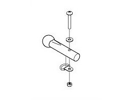 Náhled produktu - CH5 Replacement Kit 17-X - Thule Chariot Sport/Cross/Lite/Cab