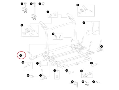 Náhled produktu - Thule Socket Screw Cover 54311