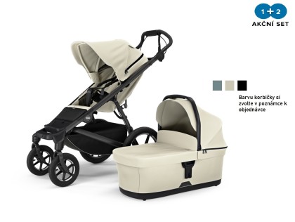Thule Urban Glide 3 Soft Beige 4-Wheel + hluboká korba (volitelná barva)