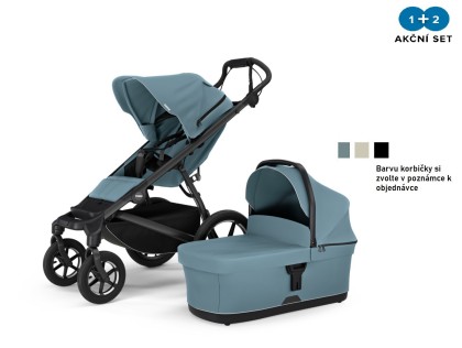 Thule Urban Glide 4-wheel Mid-Blue + hluboká korba (volitelná barva)