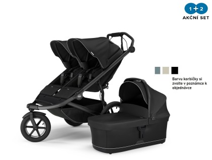 Thule Urban Glide 3 Double Black + hluboká korba (libovolná barva)