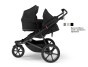 Thule Urban Glide 3 Double Black + adaptéry na autosedačku + hluboká korba (libovolná barva)