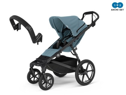 Thule Urban Glide 3 Mid-Blue 4-Wheel + madlo