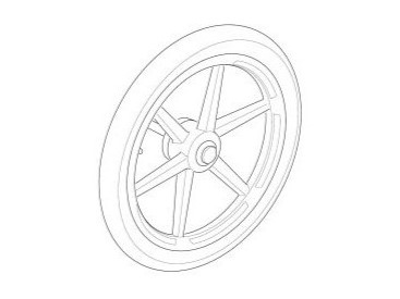 Thule Rear wheel assembly 16