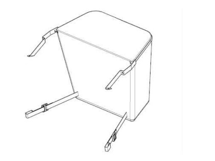 Cargo bag - single faded khaki - Thule Chariot Cross 2 55198