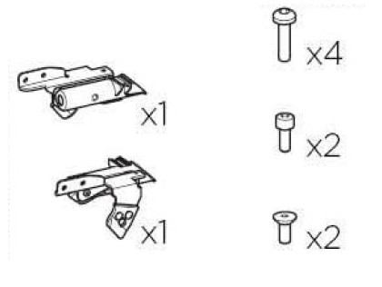 Náhled produktu - Thule Bexey - Handle holder left and right 55477
