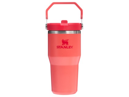 Náhled produktu - STANLEY Termoláhev s integrovanou slámkou The IceFlow™ Flip Straw 2.0 Tumbler 600 ml/20oz Hot Coral