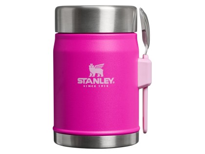 Náhled produktu - STANLEY Termoska jídelní se lžící/vidličkou The Legendary Classic Food Jar 400 ml/14oz Violet Blosso