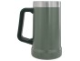 STANLEY Korbel na pivo The Big Grip Beer Stein 700 ml/24oz Hammertone Green