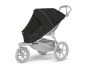 Thule Glide 3 Black + korba + pláštěnka + moskytiéra + madlo + plášť. korba + moskyt. korba