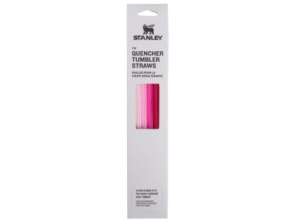 Náhled produktu - STANLEY slámky/brčka náhradní pro The Quencher Travel Tumbler Straws 890 ml/30oz 4 kusů Pink
