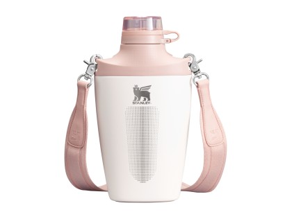 Náhled produktu - STANLEY Láhev/čutora na popruhu The Stanley Cross Bottle 680 ml/23oz Rose Quartz