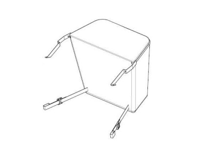 Náhled produktu - Thule Chariot Cross 2 - single - Cargo bag - dark slate 55197