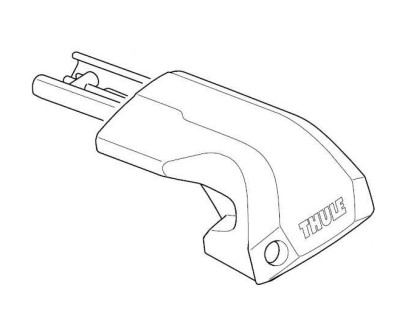 Náhled produktu - Thule Edge Flush Rail - Complete Foot Right 54248