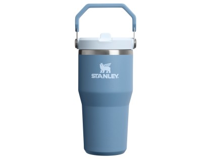 Náhled produktu - STANLEY Termoláhev s integrovanou slámkou The IceFlow™ Flip Straw 2.0 Tumbler 600 ml/20oz Indigo