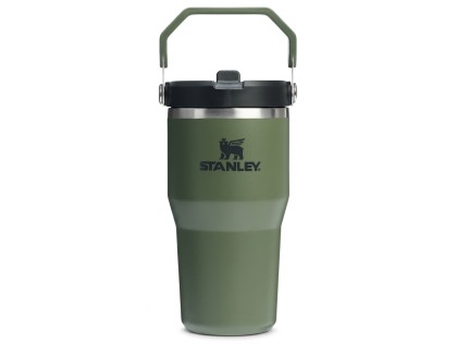 Náhled produktu - STANLEY Termoláhev s integrovanou slámkou The IceFlow™ Flip Straw 2.0 Tumbler 600 ml/20oz Dried Pine