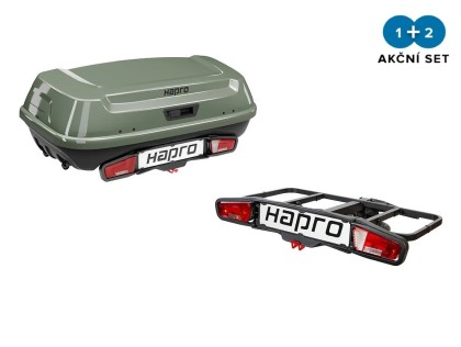 Zadní box Hapro Boxer L Sage Green Metalic +Hapro Boxer platform