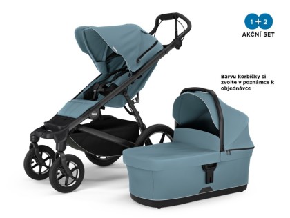 Náhled produktu - Thule Urban Glide 4-Wheel Mid Blue  MB + hluboká korba (libovolná barva)