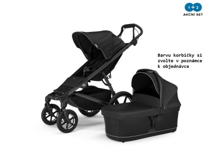 Náhled produktu - Thule Urban Glide 4-Wheel Black MB + hluboká korba (libovolná barva)