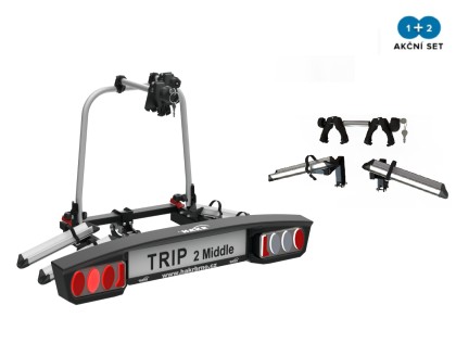 Náhled produktu - Nosič kol na tažné Hakr Trip Middle 2+1 adaptér pro 3. kolo