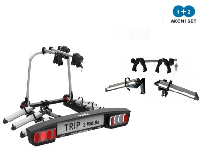 Náhled produktu - Nosič kol na tažné Hakr Trip Middle 3+1 adaptér pro 4. kolo