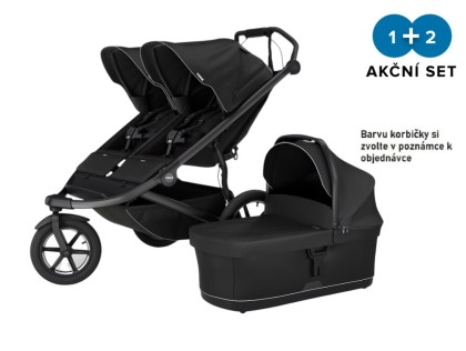 Náhled produktu - Thule Urban Glide 3 Double Black MB + hluboká korba NEW