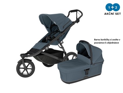 Náhled produktu - Thule Urban Glide 3 Dark Slate - MB  + hluboká korba (libovolná barva) NEW
