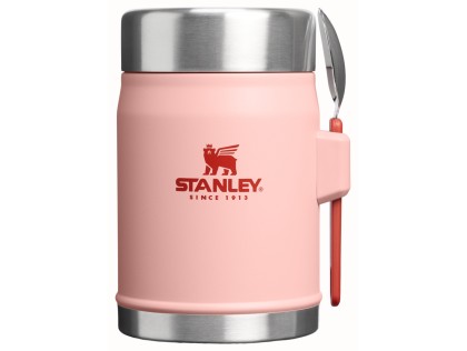 Náhled produktu - STANLEY Termoska jídelní se lžící/vidličkou The Legendary Classic Food Jar 400 ml/14oz Peach Rose
