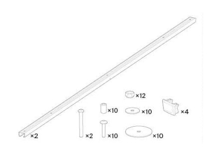 Náhled produktu - Thule Mounting rails 55798