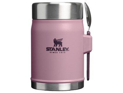 Náhled produktu - STANLEY Termoska jídelní se lžící/vidličkou The Legendary Classic Food Jar 400 ml/14oz Purple Smoke