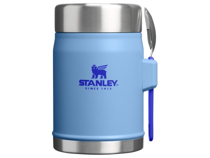Náhled produktu - STANLEY Termoska jídelní se lžící/vidličkou The Legendary Classic Food Jar 400 ml/14oz Blue Sky