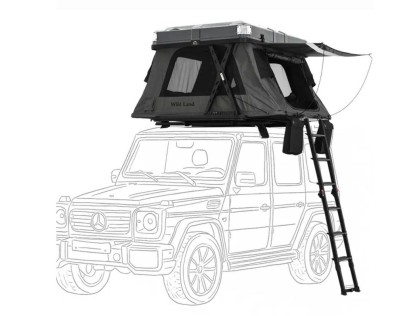 Náhled produktu - Střešní autostan Wild Land Sky Rover pro 2-3 osoby - elektrické zvedání / tmavě šedý