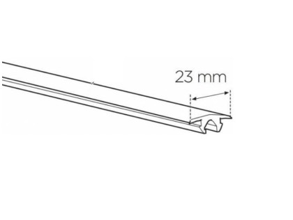Náhled produktu - Cover strip t-slot 1354 mm - Thule SmartRack XT