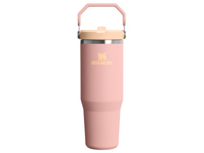 Náhled produktu - STANLEY Termoláhev s integrovanou slámkou The IceFlow™ Flip Straw 2.0 Tumbler 890 ml/30oz Peach Rose