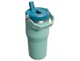 STANLEY Termoláhev s integrovanou slámkou The IceFlow™ Flip Straw 2.0 Tumbler 600 ml/20oz Spring Gre