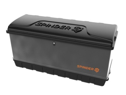 Náhled produktu - Zadní box na nosič na tažné zařízení Spinder BX1 Transport box - objem 550l / uzamykací / černý