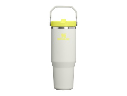 Náhled produktu - STANLEY Termoláhev s integrovanou slámkou The IceFlow™ Flip Straw 2.0 Tumbler 890 ml/30oz Pale Stone