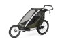 Thule Chariot Lite SINGLE Vintage Green + bike set + kočárkový set + běžecký set