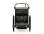 Thule Chariot Lite DOUBLE Vintage Green + bike set + kočárkový set + běžecký set