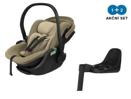 Náhled produktu - Autosedačka Thule Maple - Light Khaki + základna ISOFIX Thule Alfi