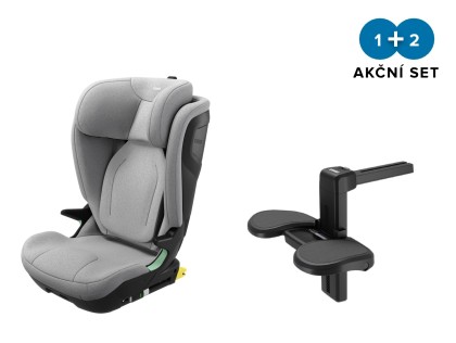 Náhled produktu - Autosedačka Thule Palm - Mid Grey + Thule opěrka nohou