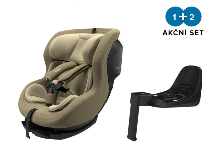 Náhled produktu - Autosedačka Thule Elm 360 - Faded Khaki + základna ISOFIX Thule Alfi