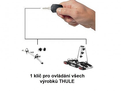 Náhled produktu - Stejný zámek pro Thule 929 a Thule 928-1 (pro 4 kola)