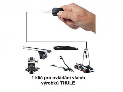 Náhled produktu - Zámek na přání k držáku lyží Thule