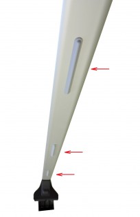 Náhled produktu - Deflektor aerodynamického hluku pro Alu nosiče (3ks)
